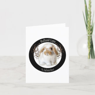 Holland lop Notecard