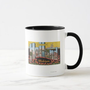 Holland, Michigan - Large Letter Scenes Mug