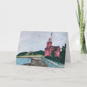 Holland Michigan Lighthouse Thank You Card