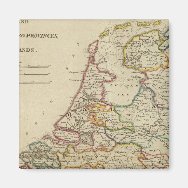 Holland Or The Seven United Provinces Magnet (Front)