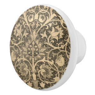 Holland Park by William Morris Vintage Gothic Art Ceramic Knob