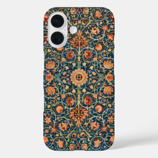 Holland Park by William Morris, Vintage Rug Art iPhone 16 Case