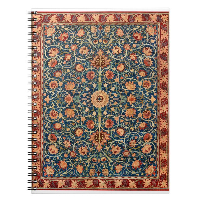 Holland Park Carpet by William Morris Notebook (Front)