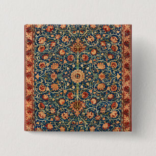 Holland Park Design (by William Morris) 2 Inch Square Button