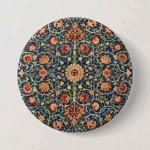 Holland Park Design (by William Morris) 3 Inch Round Button