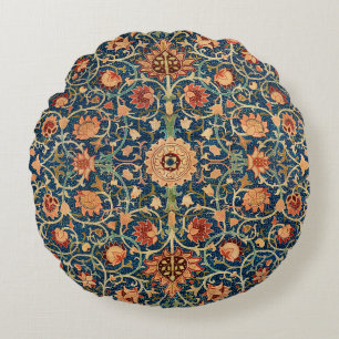 Holland Park Design (by William Morris) Round Pillow