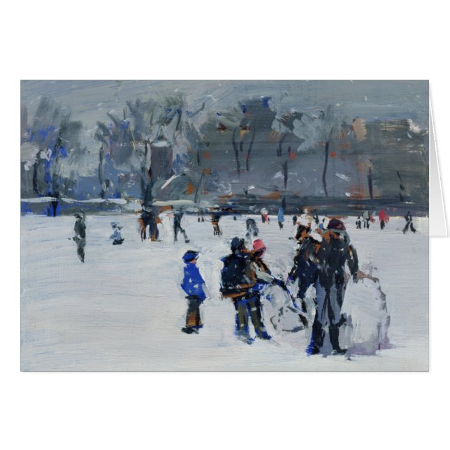 Holland Park in snow 2009 (Front Horizontal)