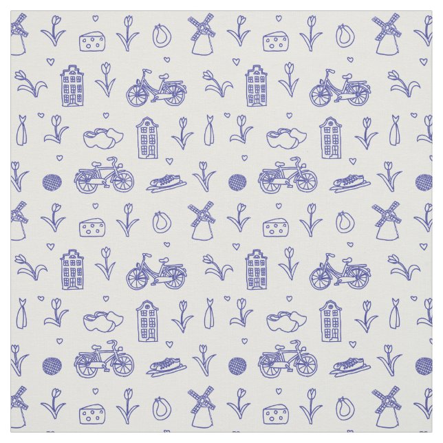 Holland seamless pattern fabric (Swatch)
