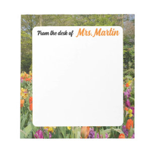 Holland Tulip Garden Teacher Notepad