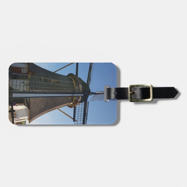 Holland Windmill Luggage Tag (Front Horizontal)