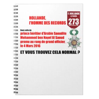 Hollande Record Légions d'Honneur - Carnet