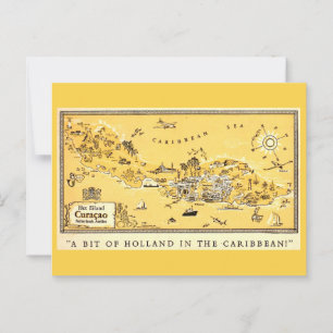 Holland's Curacao Island Postcard