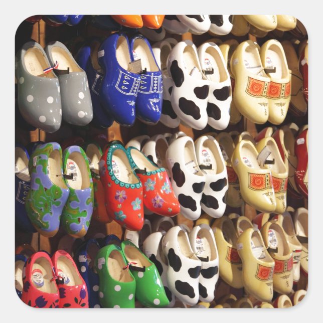 Holland's Dutch Clogs Square Sticker (Front)