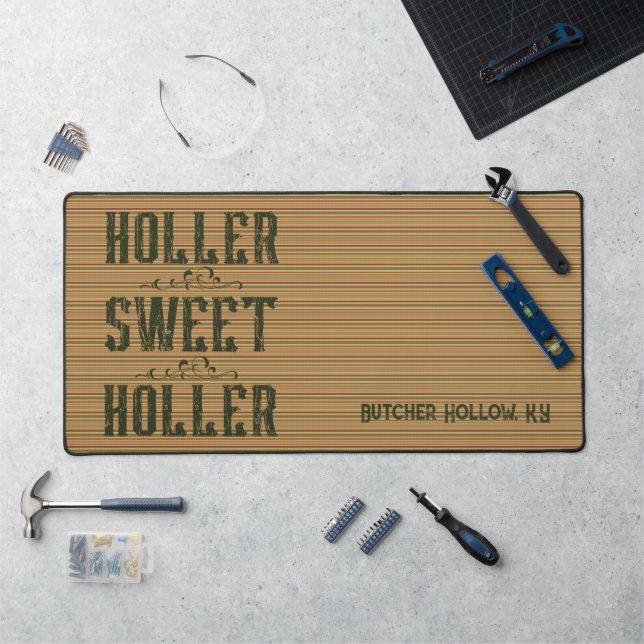 Holler Sweet Holler Rustique Cuisine artisanale pe (Poste de travail)