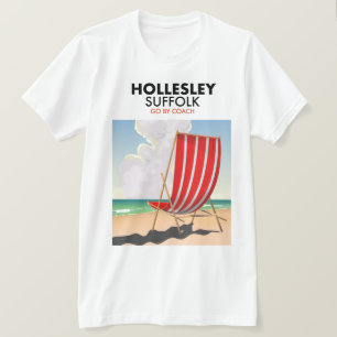 Hollesley Suffolk travel poster T-Shirt