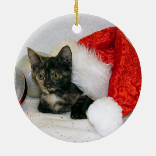 Holley's Christmas Ornament (Cat / Kitten) (Back)