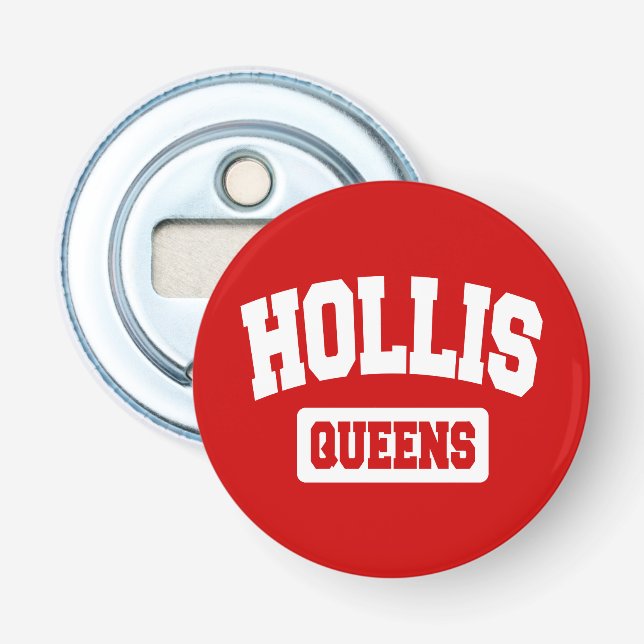 Hollis, Queens, NYC Bottle Opener (Front)
