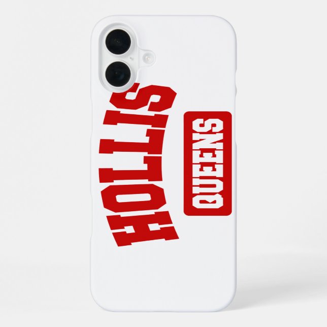Hollis, Queens, NYC iPhone Case (Back)