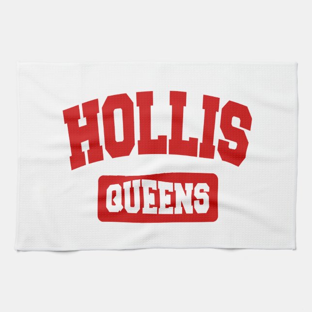 Hollis, Queens, NYC Kitchen Towel (Horizontal)