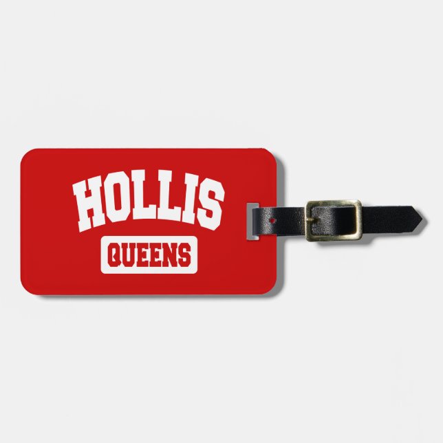 Hollis, Queens, NYC Luggage Tag (Front Horizontal)