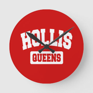 Hollis, Queens, NYC Round Clock