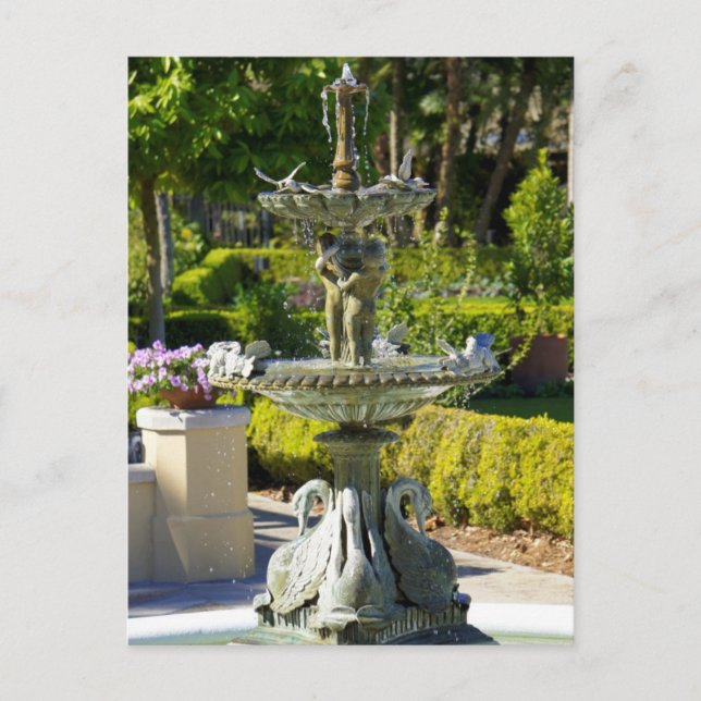 Hollis Statue Postcard (Front)