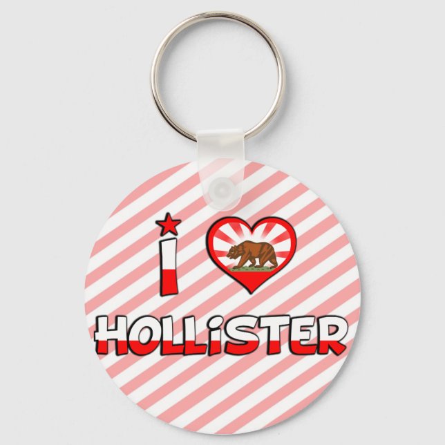 Hollister, CA Keychain (Front)