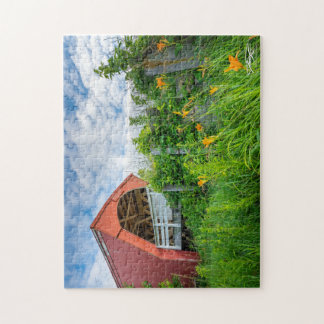 Holliwell Bridge - Bridges of Madison County, Iowa Jigsaw Puzzle
