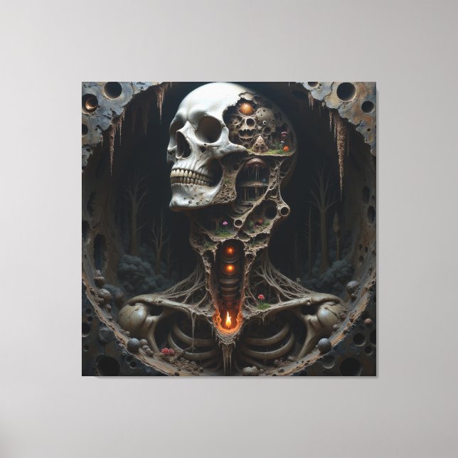Hollow Depths Canvas Print (Front)
