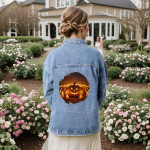 Hollow Flame Denim Jacket