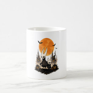 Hollow Knight Halloween Spooky Moon Pumpkin Gaming Coffee Mug