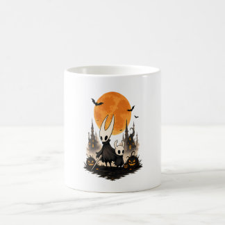 Hollow Knight Halloween Spooky Moon Pumpkin Gaming Coffee Mug