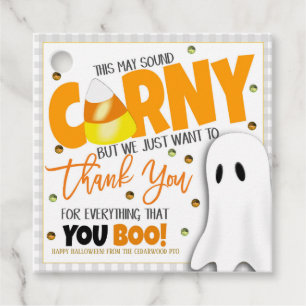 Holloween Candy Corn Appreciation Gift Tag