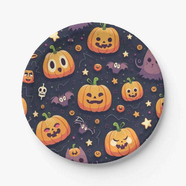 Holloween Paper Plate (Front)