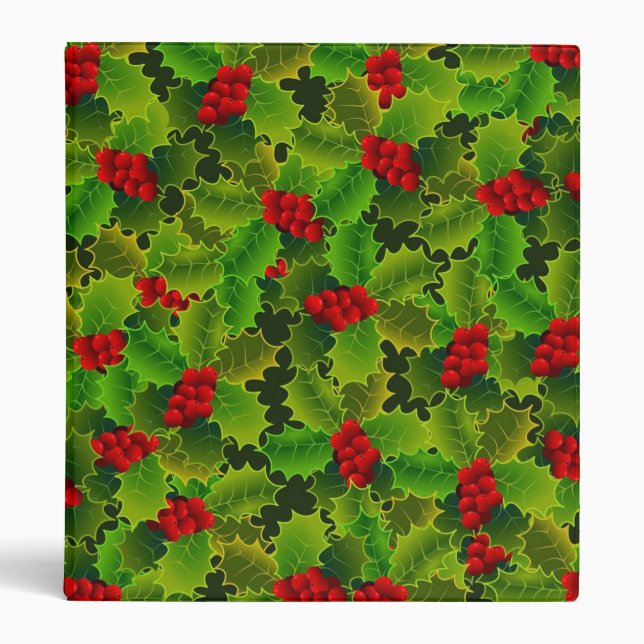 Holly and Berries Binder (Front)