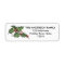 Holly and Berries | Holiday Return Address Labels