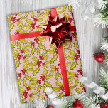 Holly and Berries on Pink Festive Whimsy Christmas Wrapping Paper<br><div class="desc">This festive retro design features hand drawn holly and berries on soft pink for that cozy,  traditional holiday feeling with a hint of whimsy. Original art by Malissa Melrose.</div>