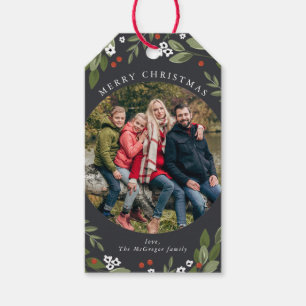 Holly and Berries Photo GIft Tag