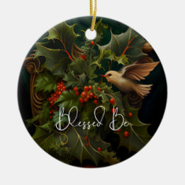 Holly and Ivy Ornament