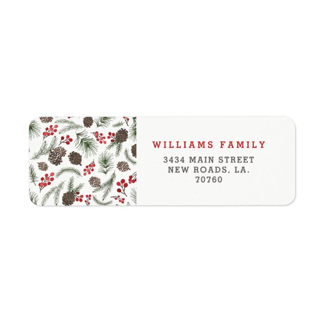 Holly and Pine Christmas (Front)