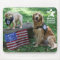 Holly and pup mousepad
