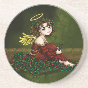 Holly Angel Coaster