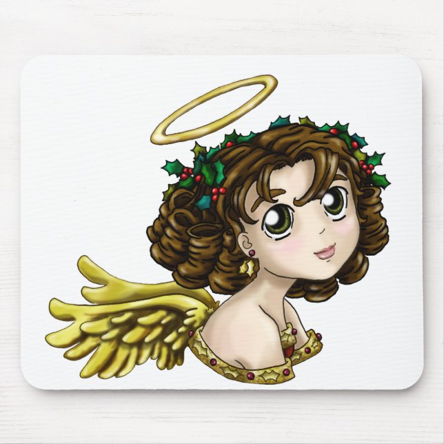 Holly Angel Mouse Pad (Front)
