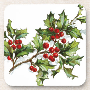 Holly Berries 001 Coaster