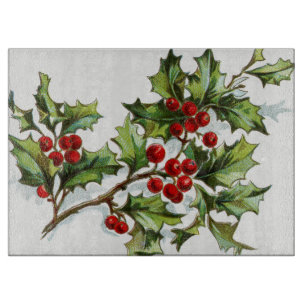 Holly Berries 001 Cutting Board