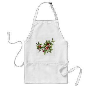 Holly Berries 001 Standard Apron