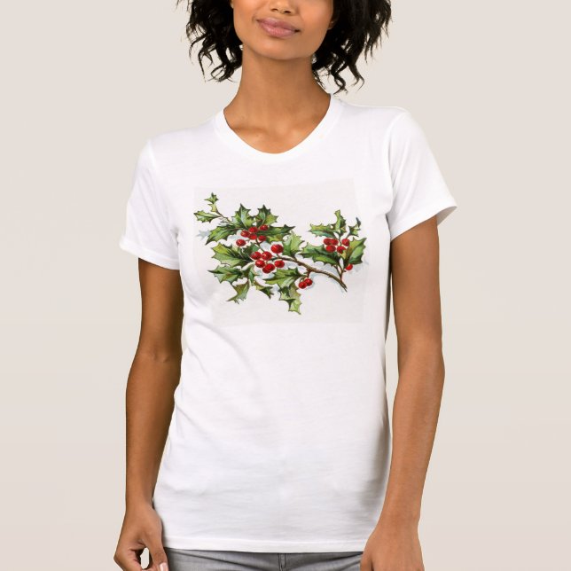 Holly Berries 002 T-Shirt (Front)