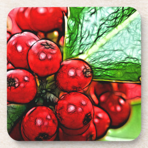 Holly Berries 006 Coaster