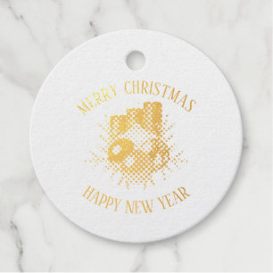 Holly Berries And Candles Favour Tags