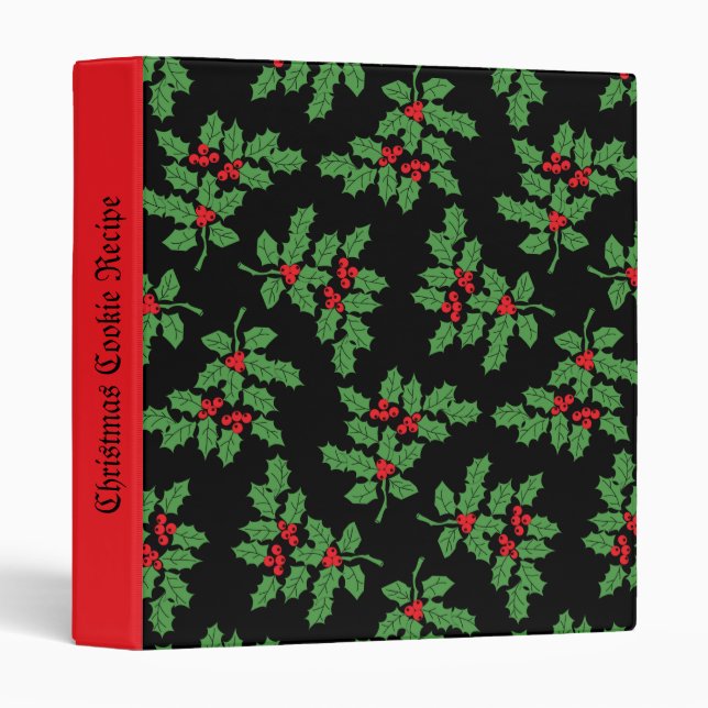 Holly Berries Binder (Front/Spine)
